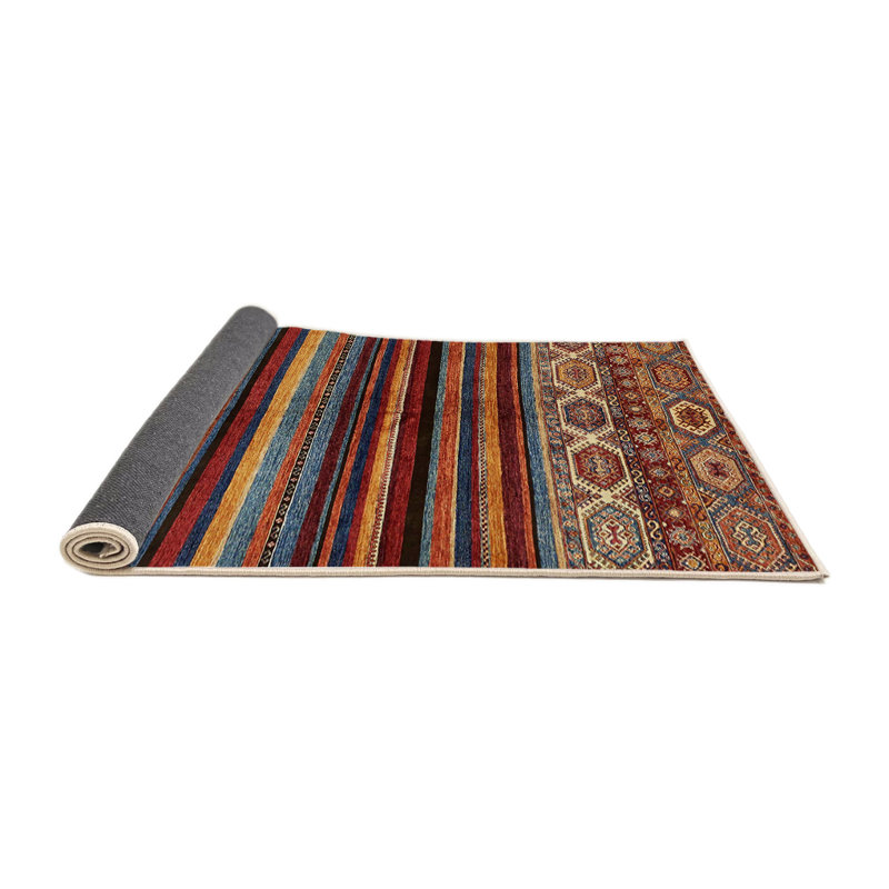 14 - Tapis abstrait moderne 597, Rond 8 pi