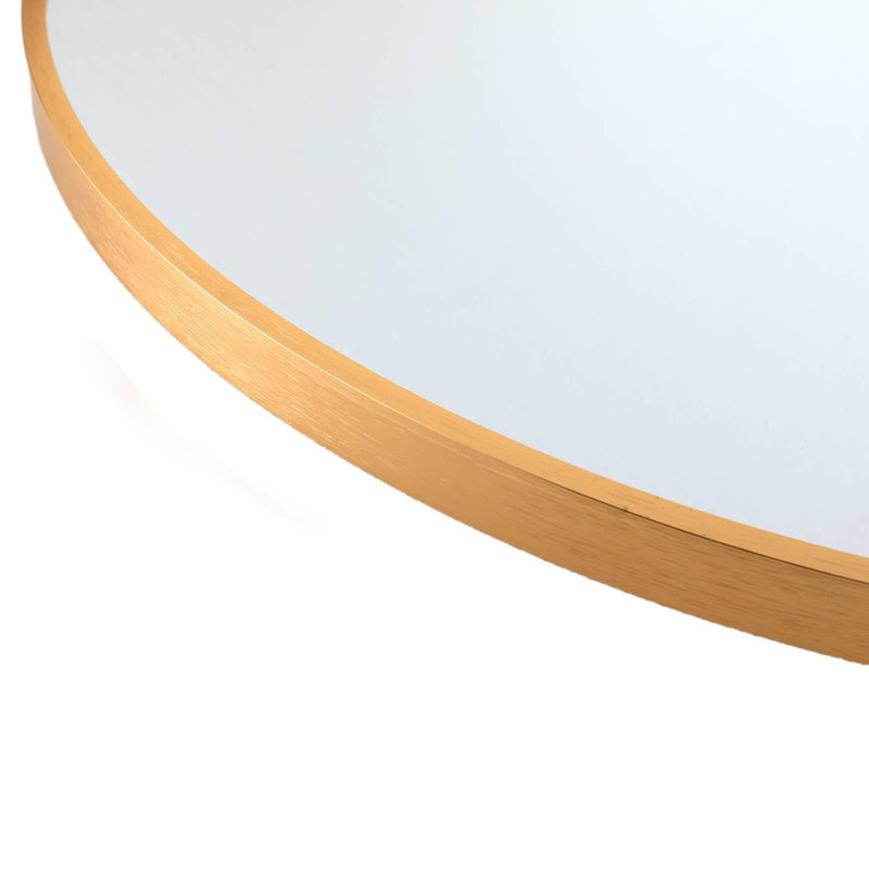 Aluminum Free Form Mirror, Gold
