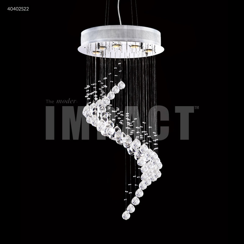 Crystal Rain 5 - Light Pendant, Swarovski Strass