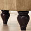 Canapé modulaire classique avec tissu en chenille doux, soutien du corps en forme de pétale et confortable en café, accoudoirs évasés 2 pièces, jupes de plis à volants amovibles, siège à pattes et siège café,-570719006