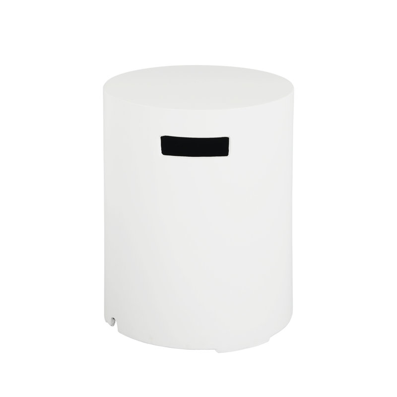 Table d'appoint 16 po x 20 po blanche MGO - élégante et fonctionnelle, Blanc