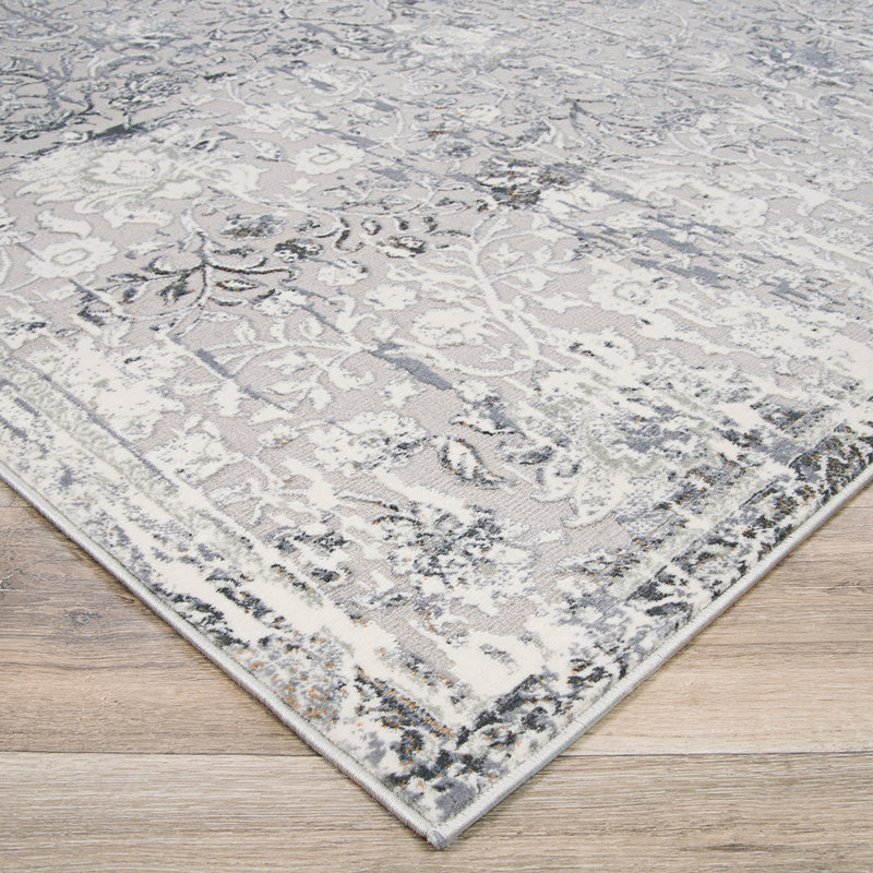 Perino Damask Indoor Rug, Runner 2'7" x 7'10"