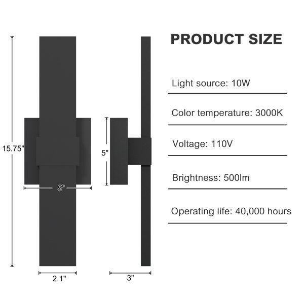 Dimensions du produit