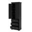 Armoire de rangement autoportante pour salle de bain avec 2 portes, tablette réglable et 3 tiroirs-1906357809