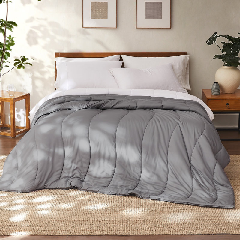 Modern Threads TENCEL Lyocell Luxury Ultra Soft Down Alternative Comforter, Platinum, King Comforter