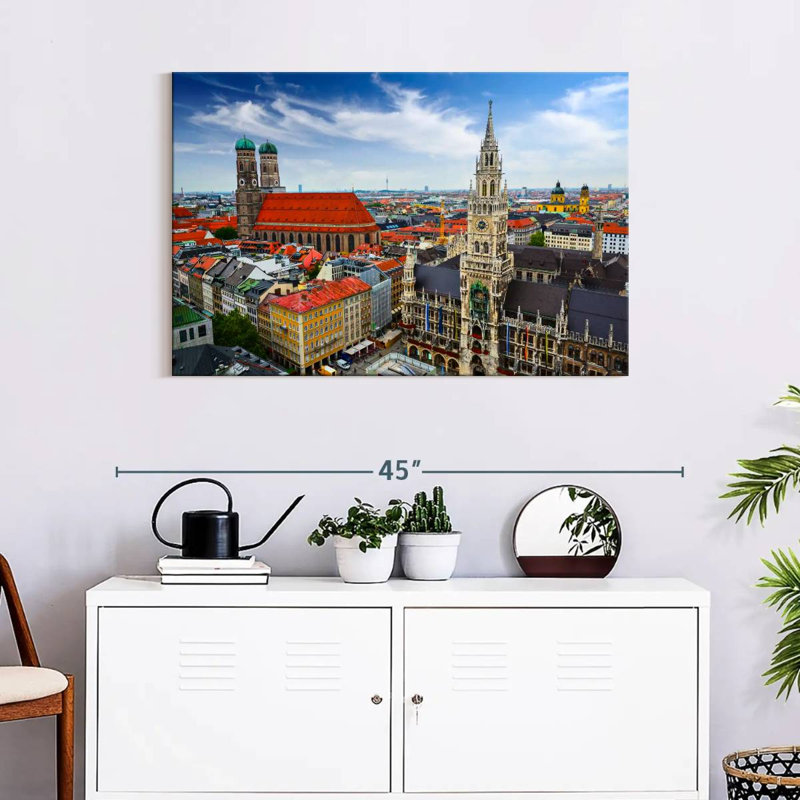Rorry Munich Cityscape, 24" H x 36" W