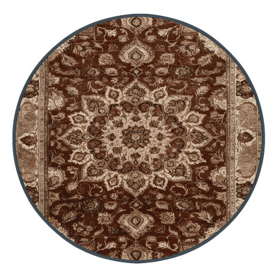 Tapis brun lavable à la machine