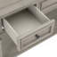 Console de style rétro classique avec 3 tiroirs supérieurs et tablette inférieure ouverte-91376676