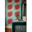 Papier peint abstrait bleu sarcelle avec décoration murale amovible-1130875344