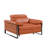 Top Grain Italian Leather Power Reclining Arm Chair with Power Headrests-649976435