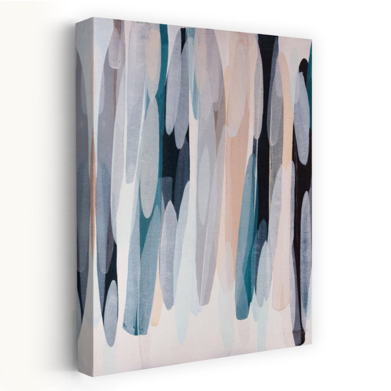 «Feels Like Home», art contemporain abstrait, H 36 po x l 24 po