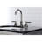 Kingston Brass Concord Two-Handle 3-Hole Deck Mount Widespread Bathroom Faucet with Brass Pop-Up Drain-30370060