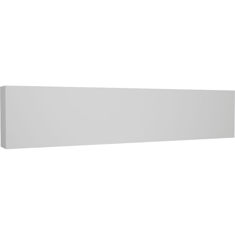 WG250 - l 1 1/2 po x T 5/8 po x L 96 po, moulure en PVC TrueCraft Trimplank S4S, blanc