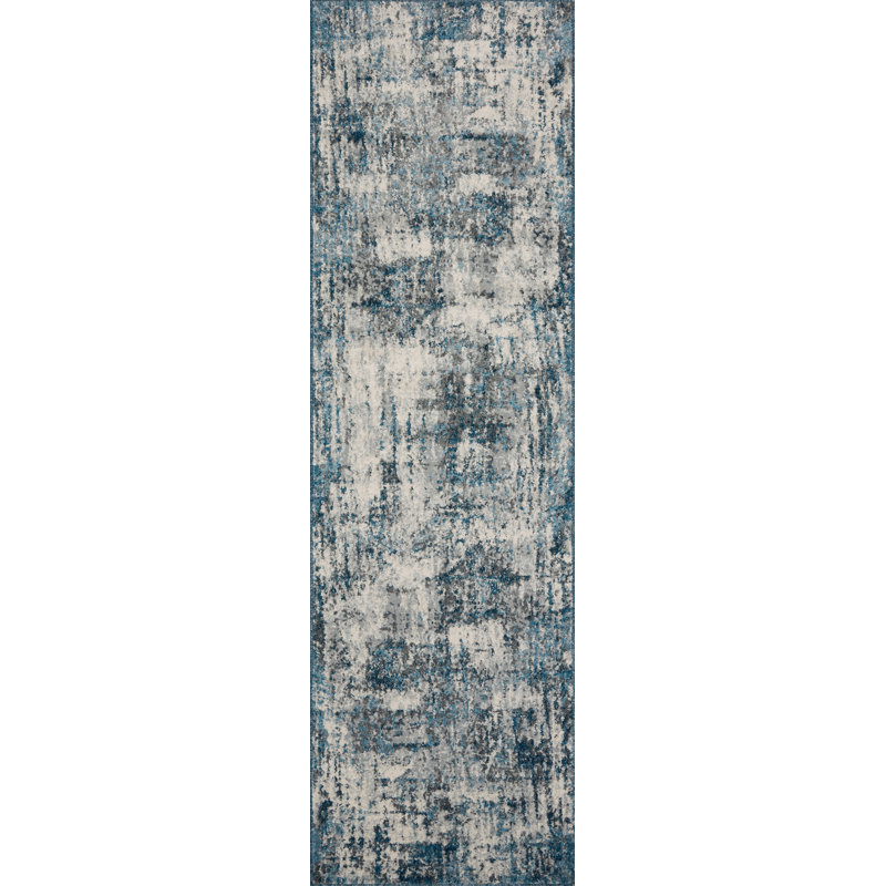 Bergulv Abstract Indoor Rug, Runner 2'4" x 8'