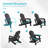 HDPE Folding Adirondack Chair with Cup Holder-280343867