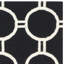 Rodgers Hand Woven Flat Weave Wool/Cotton Geometric Rug in Black/Grey-546477261