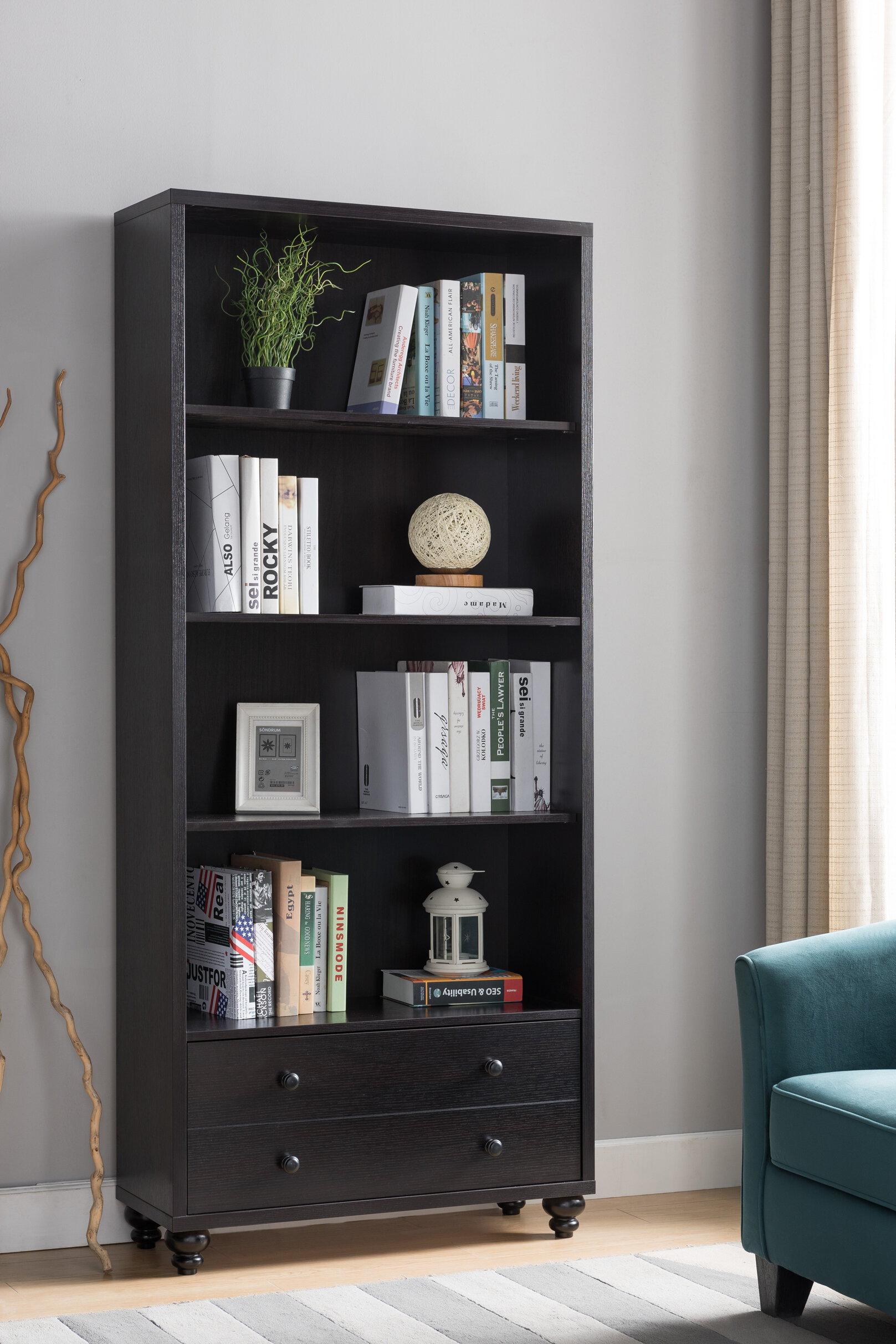 Charlton Home Tod Standard Bookcase & Reviews | Wayfair