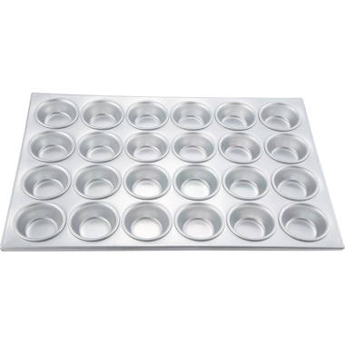 PRESS 6 Cup Non-Stick Silicone Muffin Pan with Lid