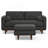 72-Inch Sofa And Ottoman Set-1406810549