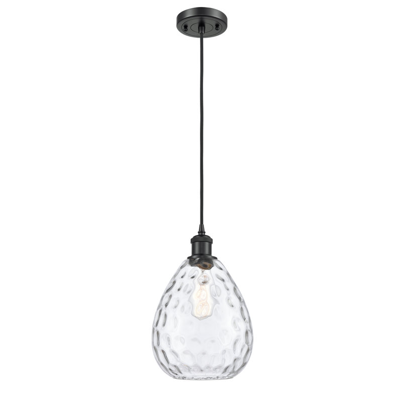 Jaron 1 - Light Single Pendant, Matte Black, 3.5 Watt Vintage LED Bulb