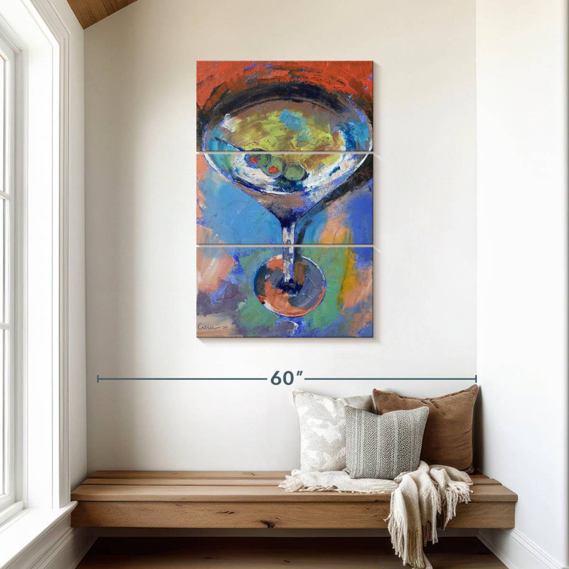 Yarlin Bar Martini, 45" H x 28" W
