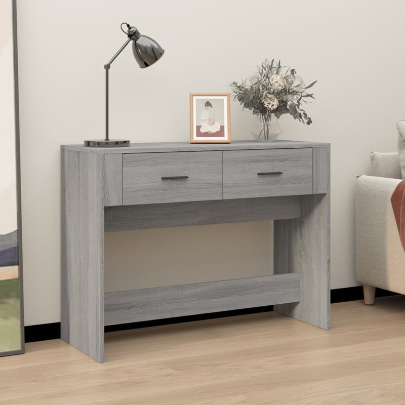 Nolwen 100cm Console Table, Grey Sonoma