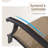Swivel Upholstered Counter Stool with Metal Frame