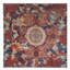 High-Quality Hand-Knotted Red And Navy Area Rug