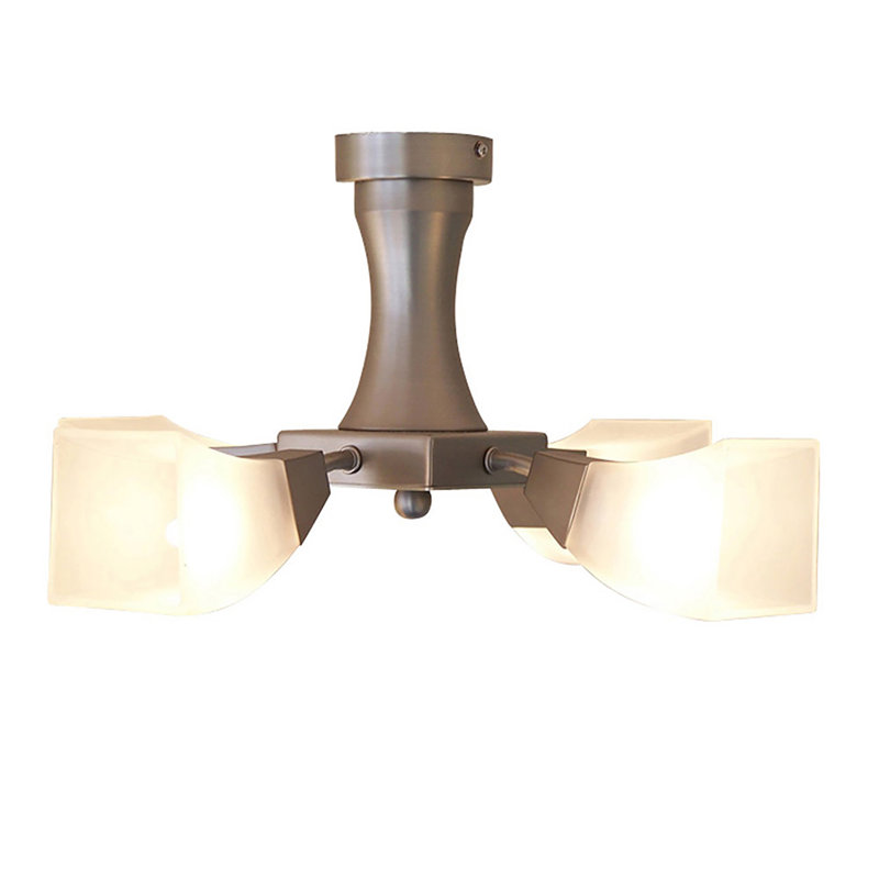 Waloo Glass Semi Flush Mount