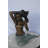 Mermaid with Conch  shell bronze statue -  Size: 16"L x 17"W x 21"H.