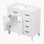 Meuble-lavabo sur pied simple 35,98 po Munazzah-1205366478