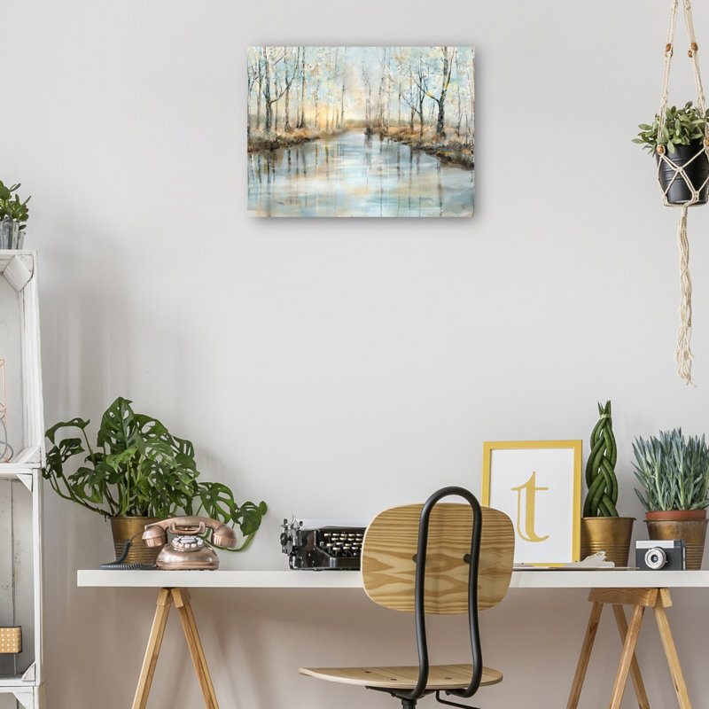 Calm Reflections II by Studio Arts Canvas Art Print, 27" H x 36" W