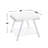 Rectangular End Table With Bottom Shelf