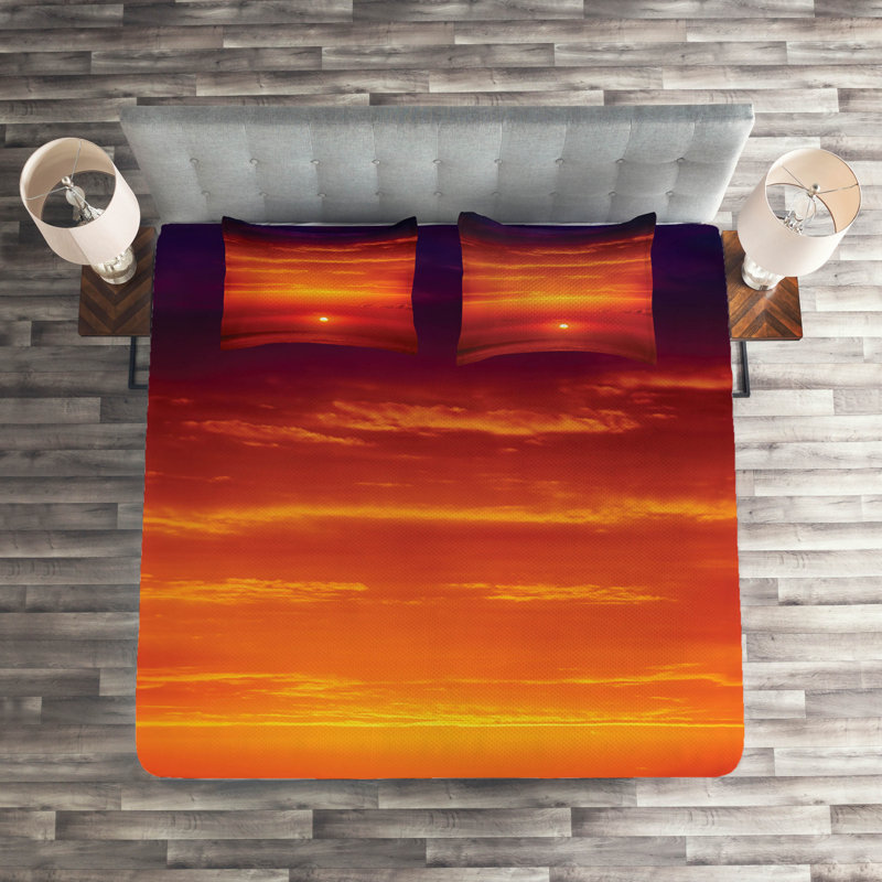 Hypnotic Coastal Polyester Coverlet