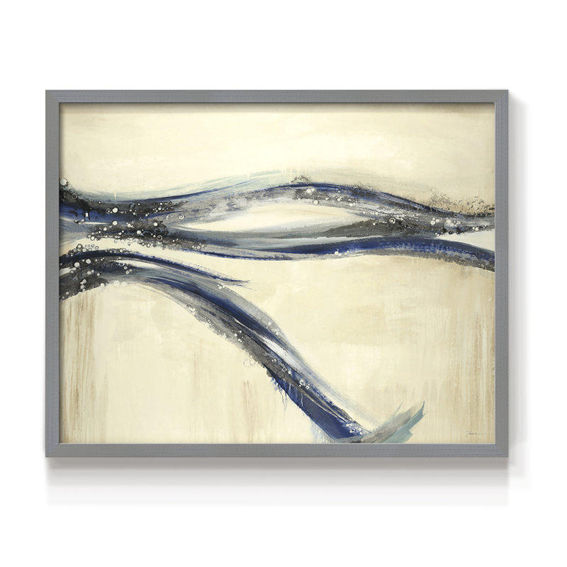 Série nautique-CCXLI -Impression encadrée - Restickable, 8" H x 10" W, Gris