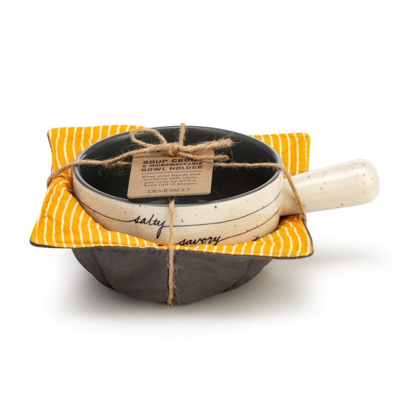 2 Piece Savory Soup Bowl Set