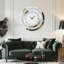 Annwyn Glass Wall Clock-491652833