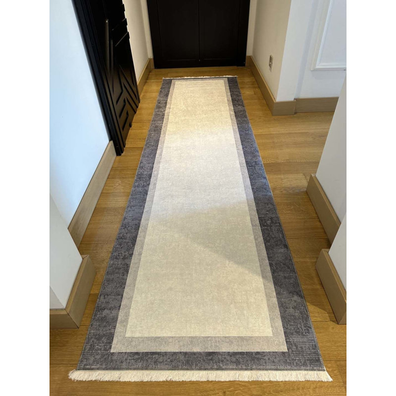 Lao Performance Washable Striped Indoor / Outdoor Rug, Rectangle 5'3" x 7'3"