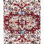 Tapis rouge / crème à motif oriental Wisconsin-30911478
