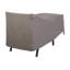 Housse pour chaise longue d'extérieur Modern Leisure Garrison, paquet de 2, imperméable, L 65 po x l 28 po x H 29 po, granit