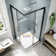 Enclo 36" W X 36" D X 71" H Framed Square Shower Enclosure With 1/4"Clear Tempered Glass