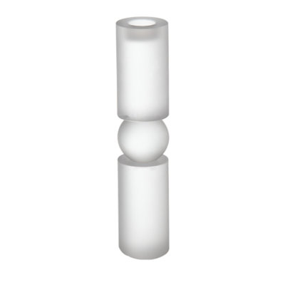 15?h Large Glass Candle Holder, Modern Tabletop Candle Holder
