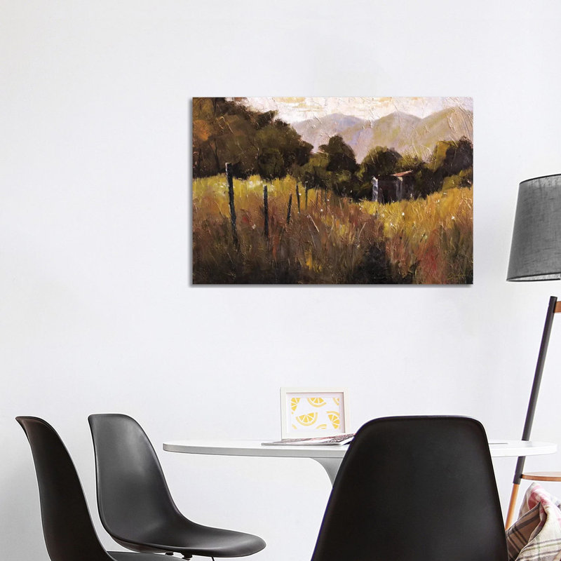 Tuscany, Italy, Walking To The Rose Field II by Christopher Clark - Floater Frame Print on Canvas, 101.6 cm H x 66.04 cm W