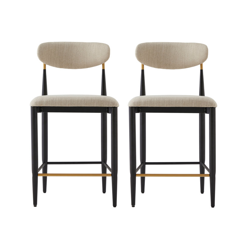 Tabouret de comptoir sans accoudoirs - ensemble de 2