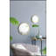 Miroir rond doré D11, miroir circulaire avec cadre en fer élégant pour un décor élégant et polyvalent