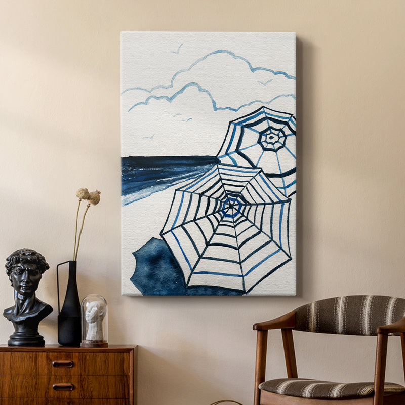 Croquis de la côte Long Beach - galerie Cavas sur mesure, H 12 po x l 8 po