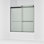 Levity 59.63" x 62" Bypass Bath Door with CleanCoat® Technology
