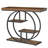 41.3" Industrial Sofa Console Table With 2-Tier Storage Shelves-335230749