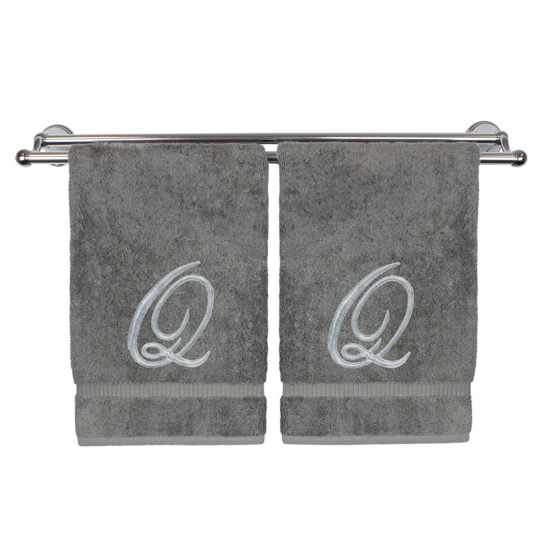 Super Plush Hand Towel, Q, Gray/Silver