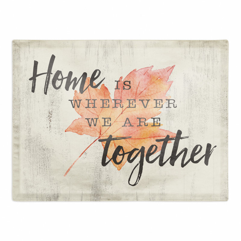 Napperon en feuille 18 po home together Ludwick